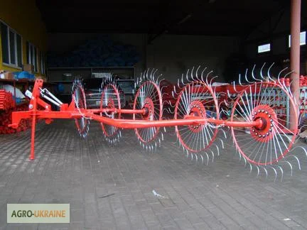 Граблі ворошилки сіна на 5 коліс польські- фото № 1