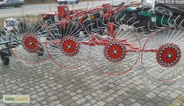 Граблі ворошилки сіна на 5 коліс польські- фото № 5