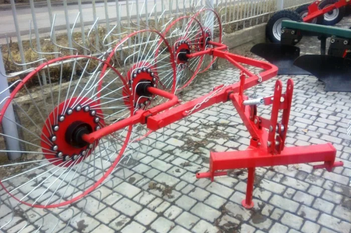 Сінограбалка 4-колісна Agromech- фото № 1