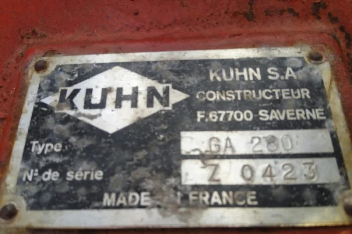 Валкообразователь KUHN GA280- фото № 3