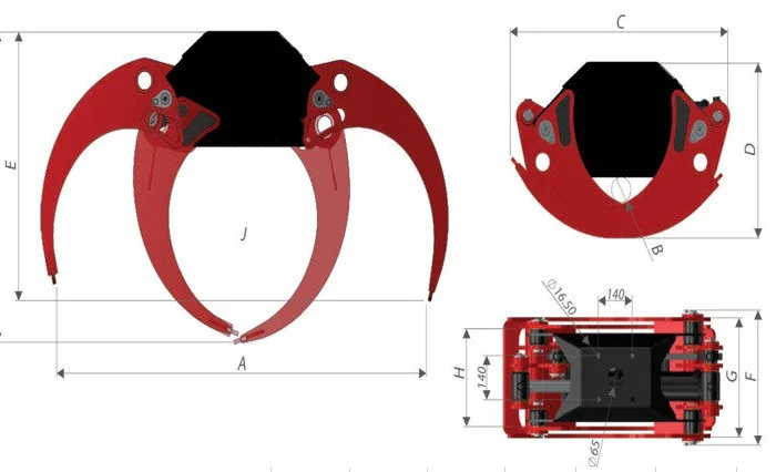 Захват для леса Badestnost тип 110- фото № 2