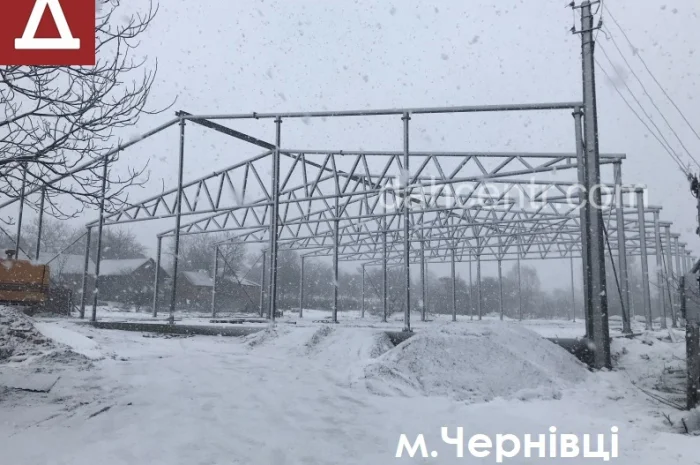 Двосхилий Ангар 15х42х4 (каркас, ферми) под склад, цех, виробництво, зерно- фото № 3