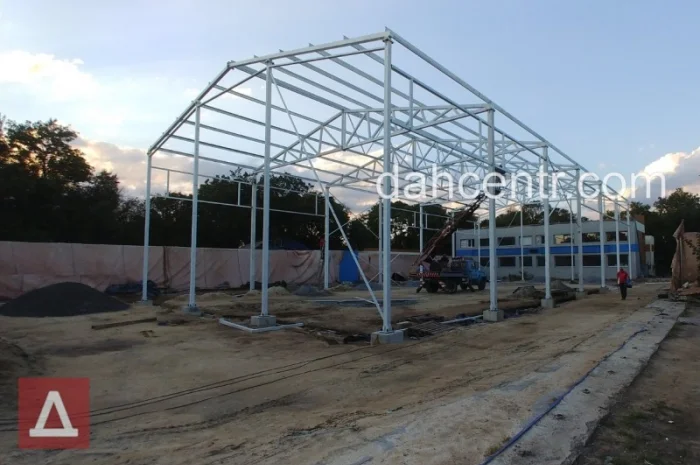 Ангар каркас 18х42х5 цех, склад, бмз, приміщення, СТО- фото № 9