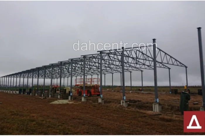 Склад Цех Ангар 18х30х6 навіс, промислова споруда, каркас, ферми, СТО- фото № 7