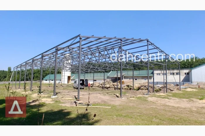 Склад Цех Ангар 18х30х6 навіс, промислова споруда, каркас, ферми, СТО- фото № 1