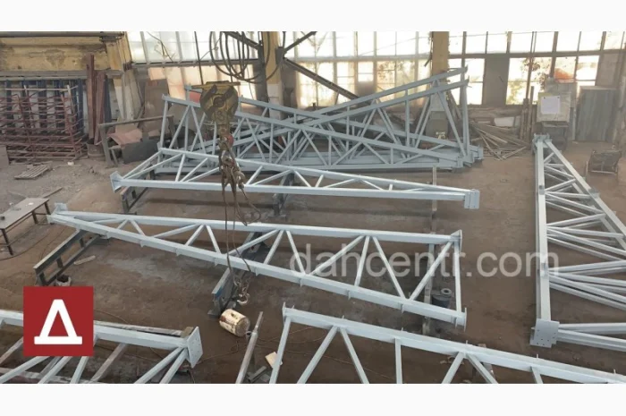 Каркас 15х30х5 Двосхилий ангар склад, цех, зерно, ферми, металоконструкція- фото № 4