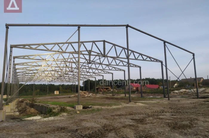 Каркас 15х30х5 Двосхилий ангар склад, цех, зерно, ферми, металоконструкція- фото № 6