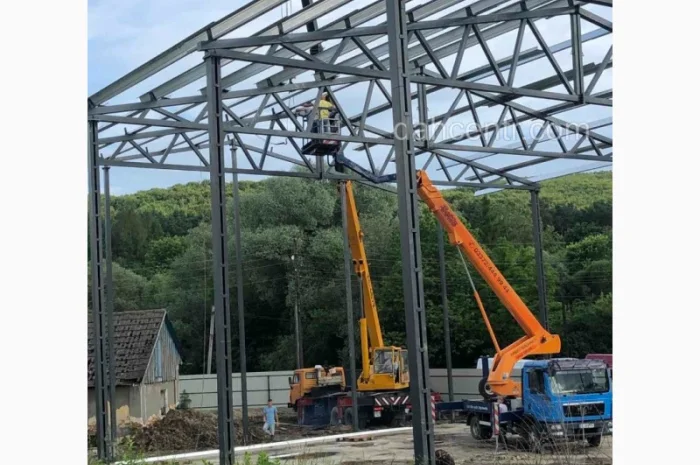 БМЗ 15х42х4 склад двосхилий, ангар, навіс, каркас, ферми, цех- фото № 3