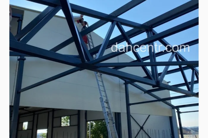 Ангар 12х42х5 металевий каркас, конструкція під склад, цех, сто- фото № 4