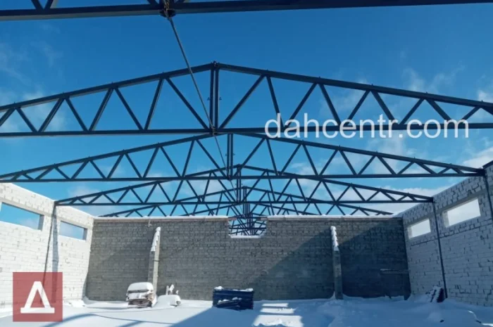 Ангар 24х54х6 під ключ - обшивка сендвіч-панелями- фото № 1