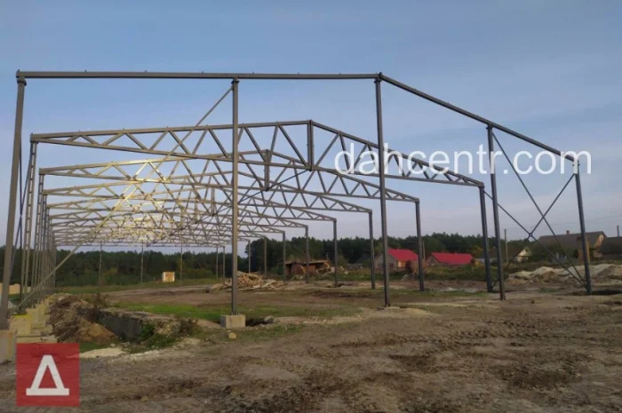 Ангар 24х54х6 під ключ - обшивка сендвіч-панелями- фото № 5
