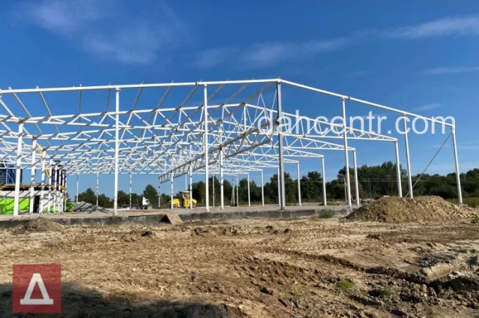 Ангар 24х54х6 під ключ - обшивка сендвіч-панелями- фото № 7