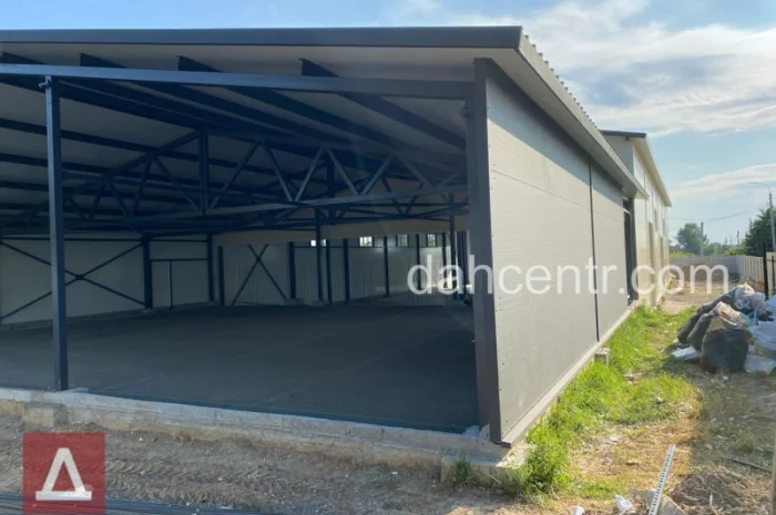 Ангар 24х54х6 під ключ - обшивка сендвіч-панелями- фото № 8