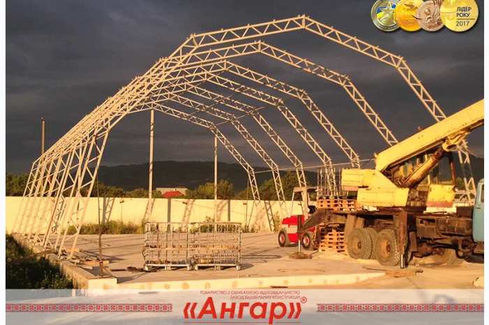 Каркасы ангаров 10х42, 12х42, 15*45, 18х42 готовы к отгрузке- фото № 1