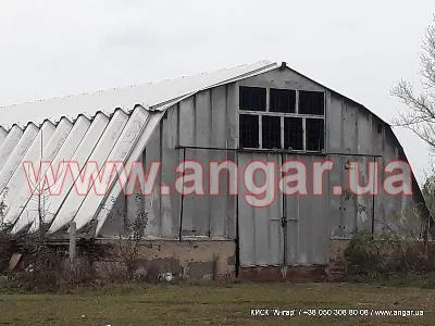 Ангар 12х29 шатровый дюралюминиевый демонтированный- фото № 1