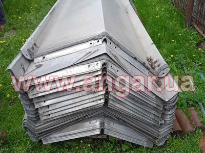 Ангар 12х29 шатровый дюралюминиевый демонтированный- фото № 5