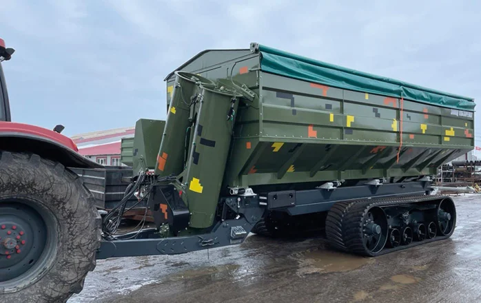 Перегрузчик ПБН (9-50 м3) для трактора. Перевантажувальний бункер накопичувач Кобзаренк- фото № 5