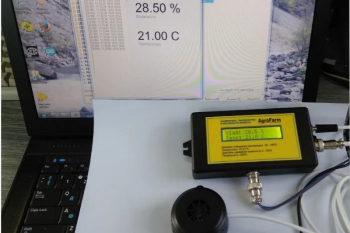 Термометр-гигрометр влагомер воздуха Agrofarm DHT-80- фото № 6
