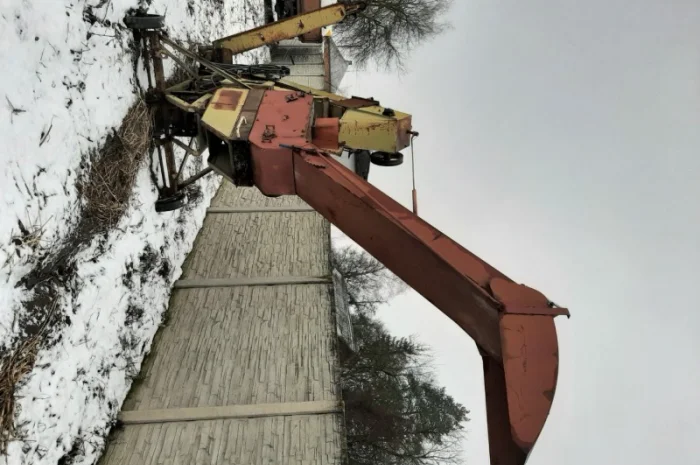 Зернометатель ЗМ-60 в рабочем- фото № 2