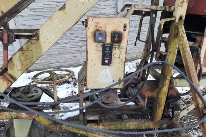 Зернометатель ЗМ-60 в рабочем- фото № 3