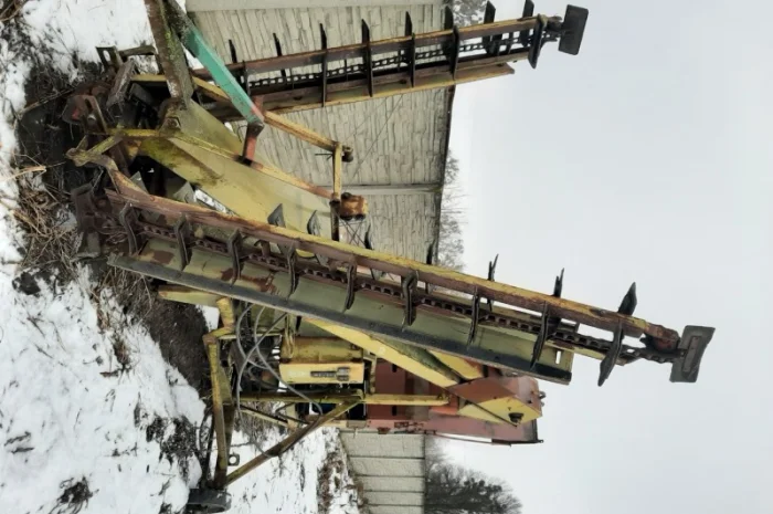 Зернометатель ЗМ-60 в рабочем- фото № 4