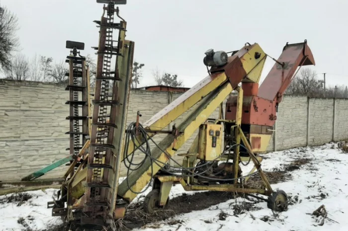 Зернометатель ЗМ-60 в рабочем- фото № 6