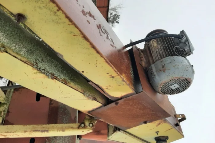 Зернометатель ЗМ-60 в рабочем- фото № 7