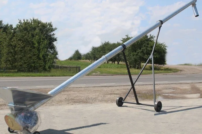 Зернопогрузчик шнек 8 м 105 125 150 мм Kull Met Польща- фото № 1