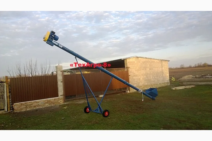 Зернопогрузчик шнековый «GETMAN - 6.0m», погрузчик зерна шнековый, шнековый транспортер- фото № 6