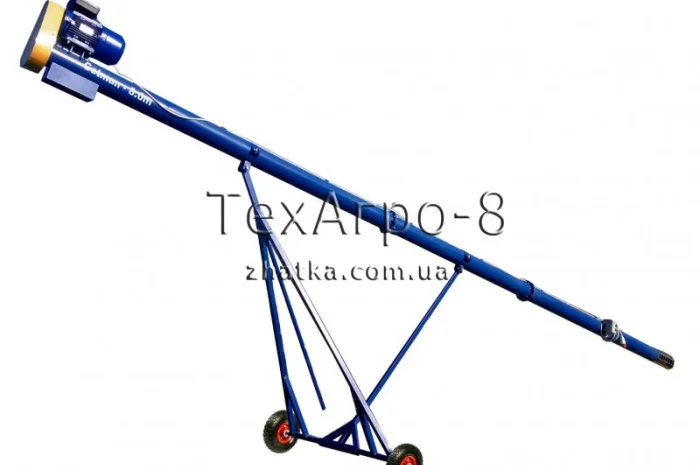 Погрузчик зернопогрузчик зерна шнековый «GETMAN - 8.0m» до 25т/ч, d=159мм, 3кВт/380V- фото № 1