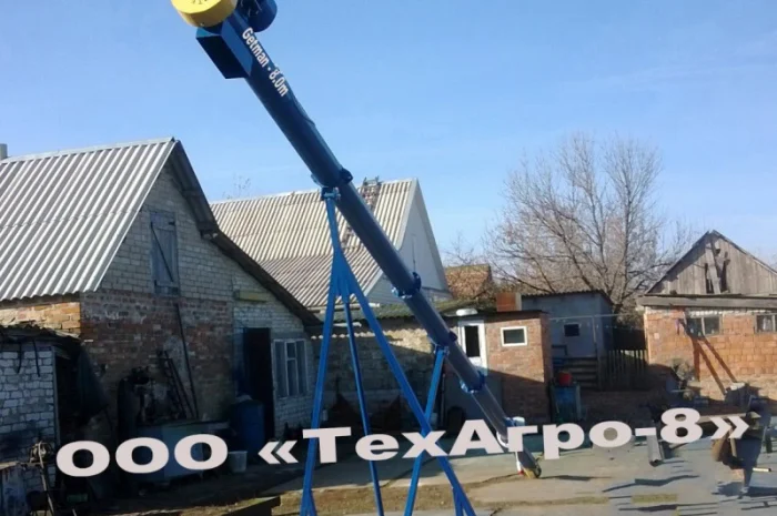 Погрузчик зернопогрузчик зерна шнековый «GETMAN - 8.0m» до 25т/ч, d=159мм, 3кВт/380V- фото № 3