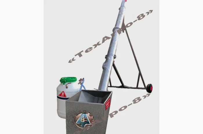 Погрузчик зернопогрузчик зерна шнековый «GETMAN - 8.0m» до 25т/ч, d=159мм, 3кВт/380V- фото № 10