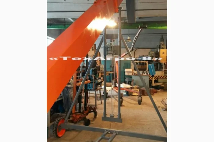 Зернопогрузчик сребковый, погрузчик зерна скребковый, транспортер зерна скребковый- фото № 6