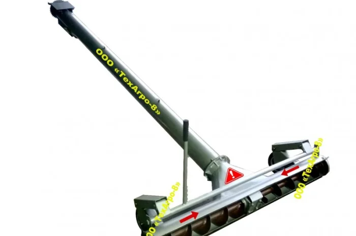 Зернопогрузчик сребковый, погрузчик зерна скребковый, транспортер зерна скребковый- фото № 8