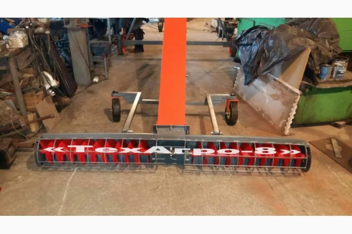 Зернопогрузчик сребковый, погрузчик зерна скребковый, транспортер зерна скребковый- фото № 5