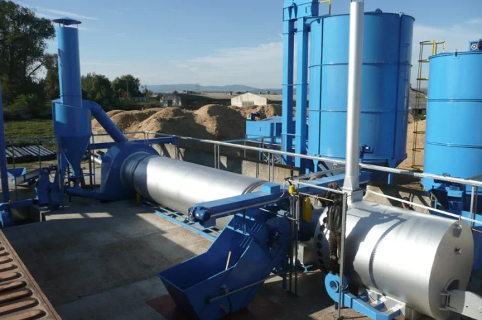 Барабанні сушарки для тирси, торфу, кормів – продуктивність до 2 т/год- фото № 1