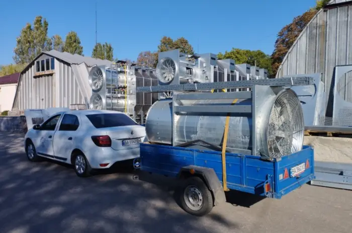 Зерносушилки Теплогенератор на газу и пропан-бутане для зерносушилки- фото № 1