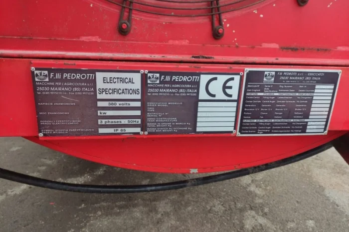 Зерносушарка Pedrotti 400 XL- фото № 8