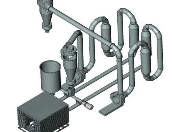 Сушилка аэродинамическая для сушения опилок и сыпучих материалов до 1500кг/час- фото № 1