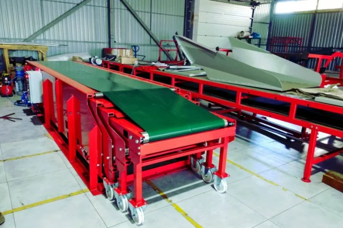 Телескопический раздвижной ленточный конвейер- фото № 1