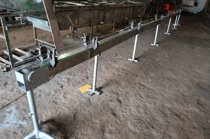 Транспортер - конвеєр стрічковий для консервних банок, склотари- фото № 1