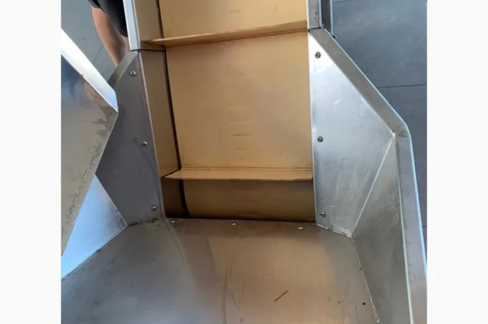 Конвеєр з гофробортом для харчових і хімічних продуктів, нержавіюча сталь- фото № 3