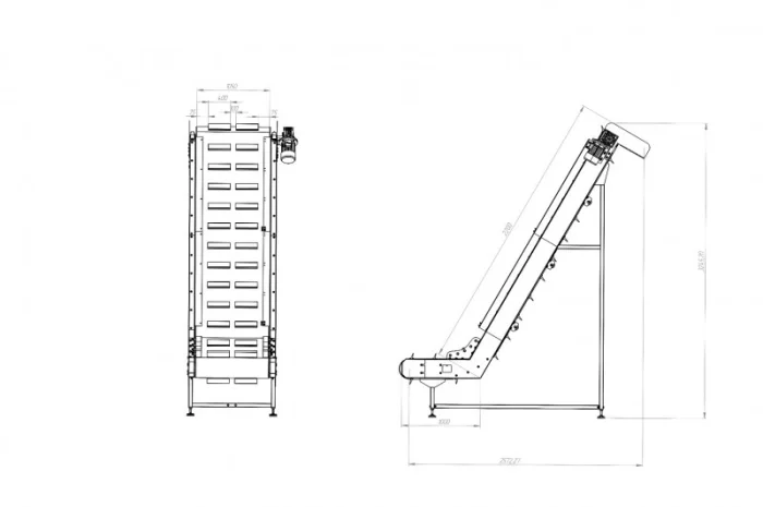 Л-подібний стрічковий транспортер (в наявності)- фото № 1