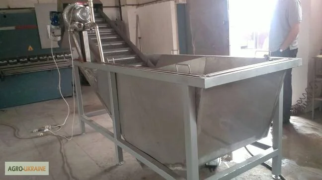 Барботажная моечная машина для мойки овощей и ягод- фото № 6