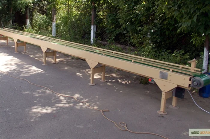 Конвеєр. Стрічковий транспортер. Підйомний транспортер. Інспекційний стіл- фото № 5