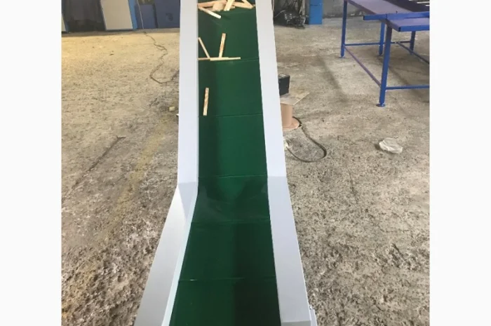 Ленточный конвейр подйомный з перегибом- фото № 1