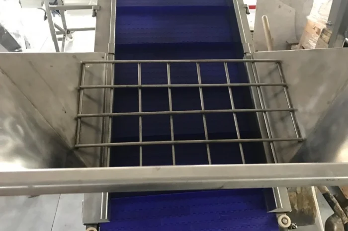 Ленточный транспортер подающий в камеру шоковой заморозки- фото № 3