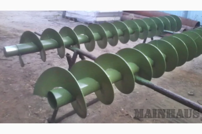 Шнековая спираль для удобрений (шнек), диаметр - 200 мм, толщина 3мм. 1350грн./м.пог- фото № 2