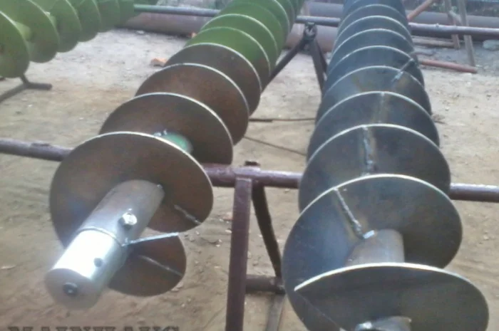 Шнековая спираль для удобрений (шнек), диаметр - 200 мм, толщина 3мм. 1350грн./м.пог- фото № 7