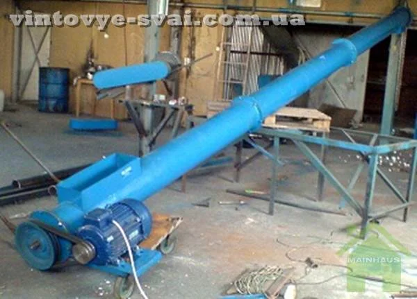 Погрузчик шнековый зерновой в 219 мм, длина 6 метров, 380В- фото № 1